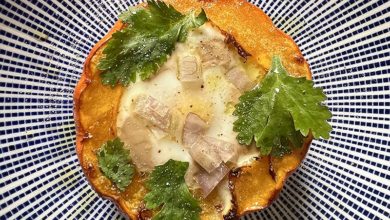 Recette d'œuf cocotte dans une petite courge